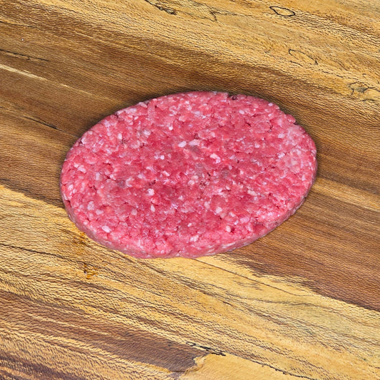 Oval Beef Steakburger 6 ounce Patty