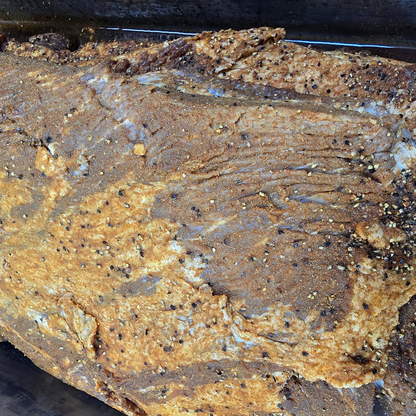 Beef Bacon whole marinating