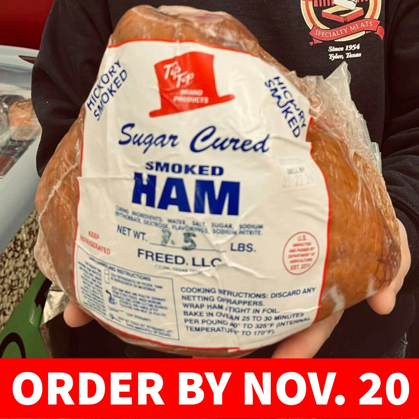 Thanksgiving Ham Reservation (Deposit)
